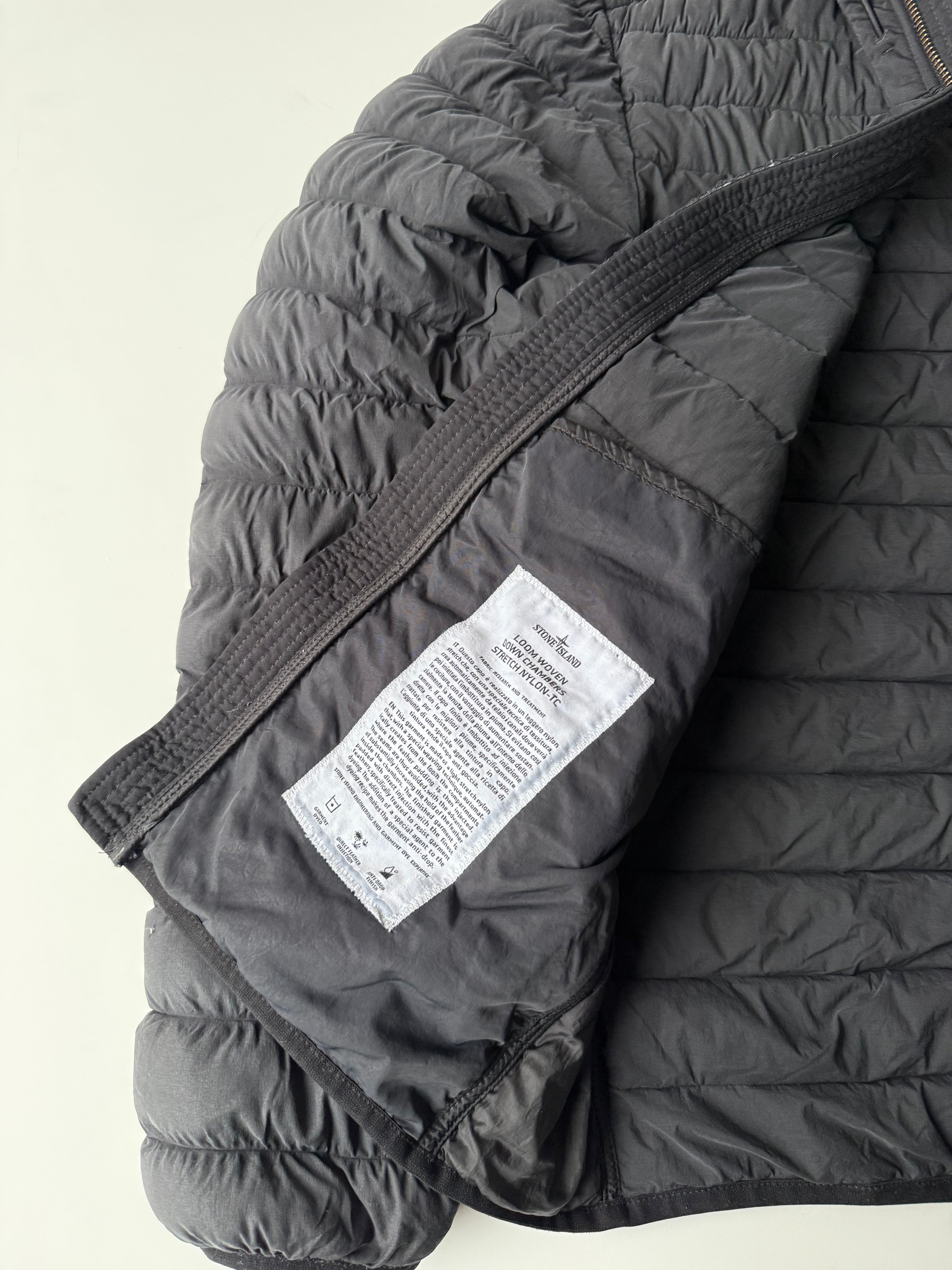 Stone Island down Jacket black- Size M