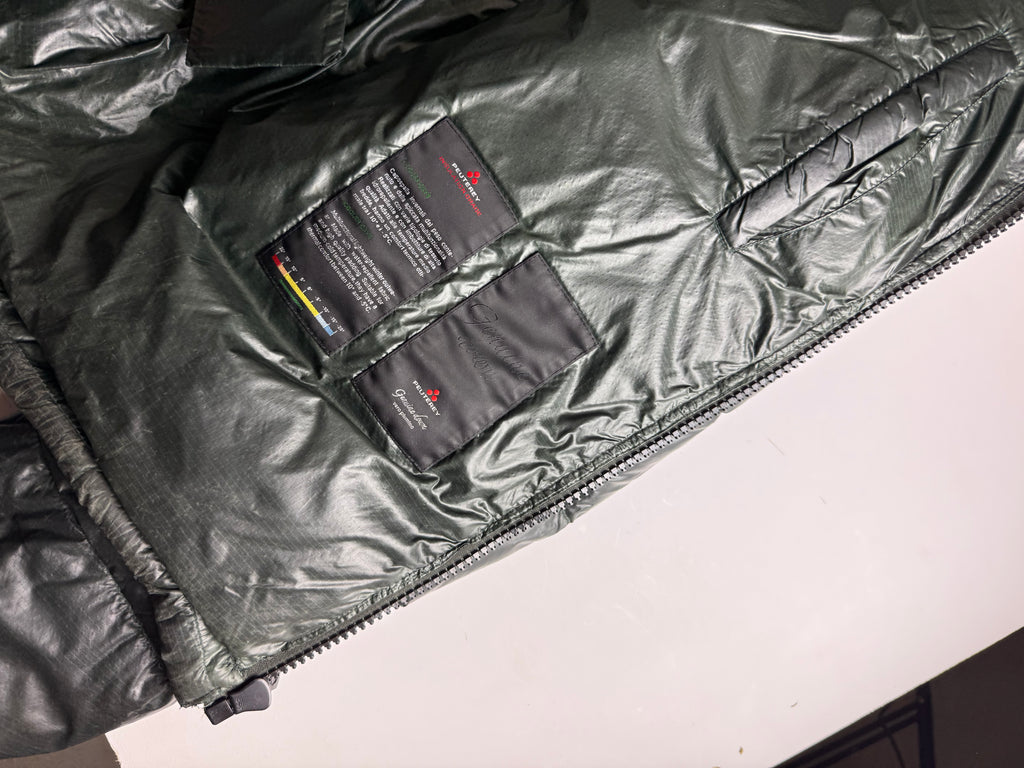 Peuterey feather puffer jacket green - size M