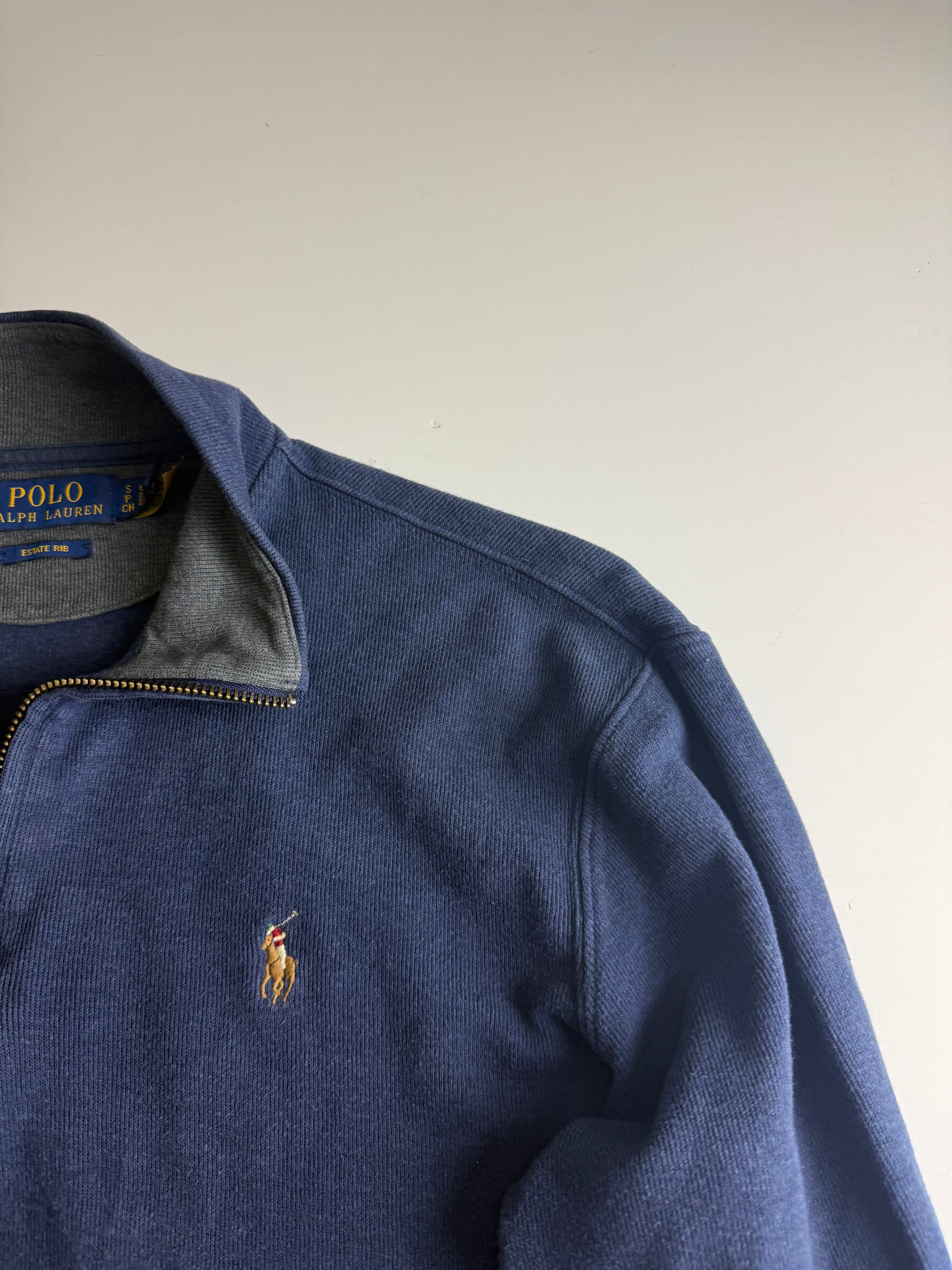 Polo Ralph Lauren quarterzip blue - Size S