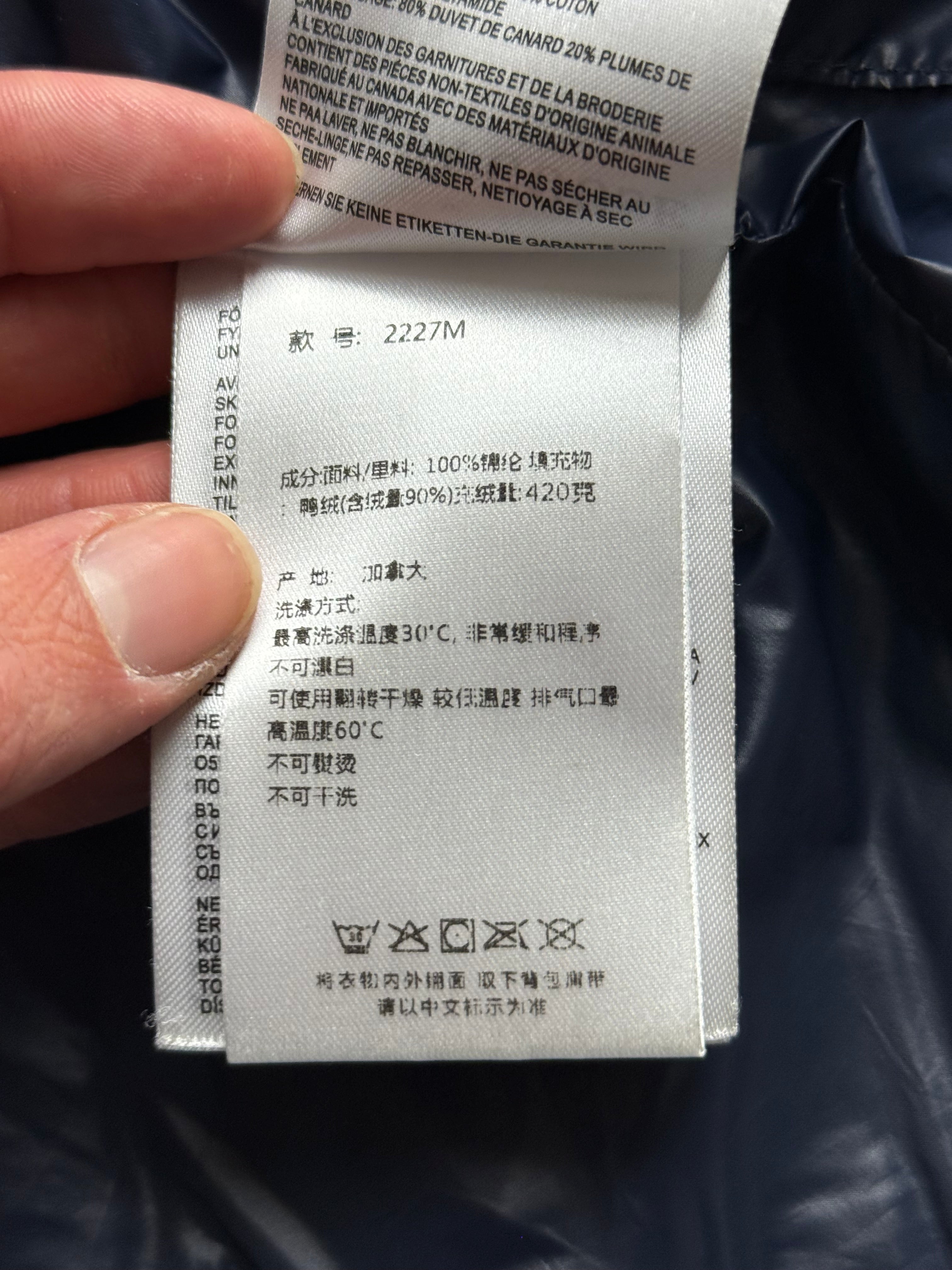 Canada Goose “Crofton” Jacket navy blue - Size M