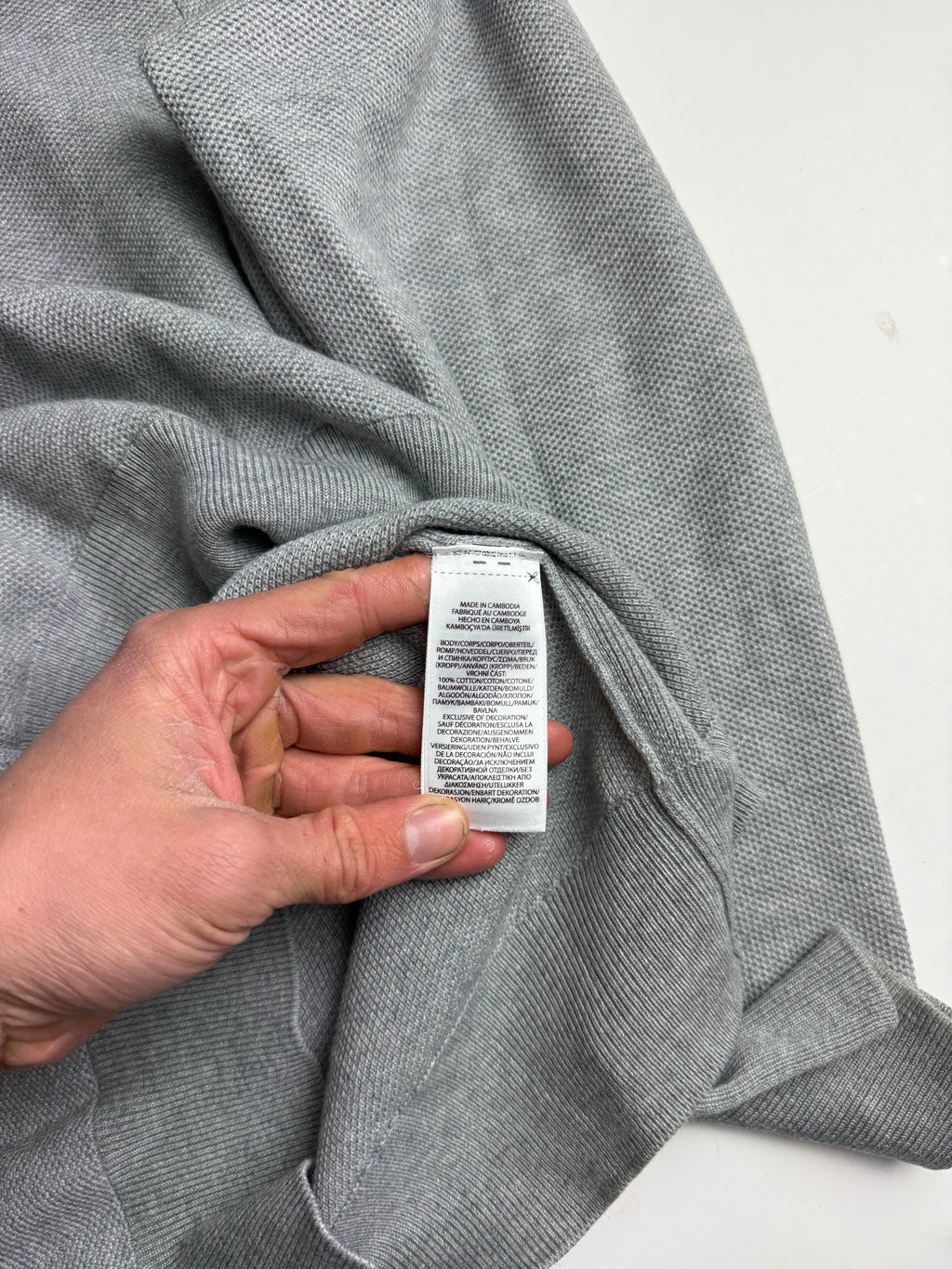 Polo Ralph Lauren quarterzip grey - Size M