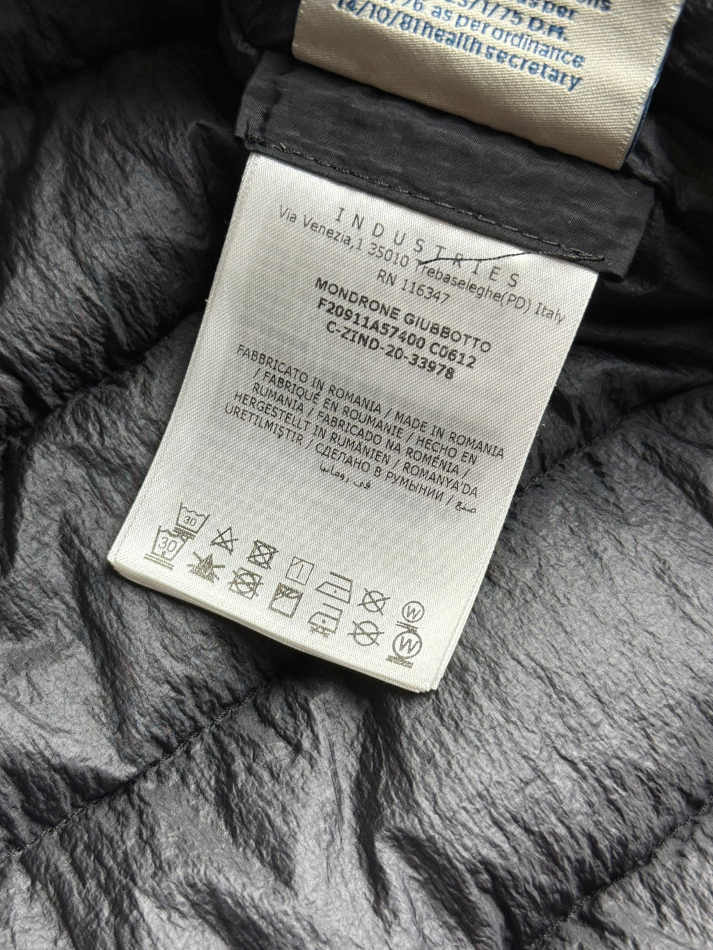 Moncler polliot giubbotto jacket black - Size M