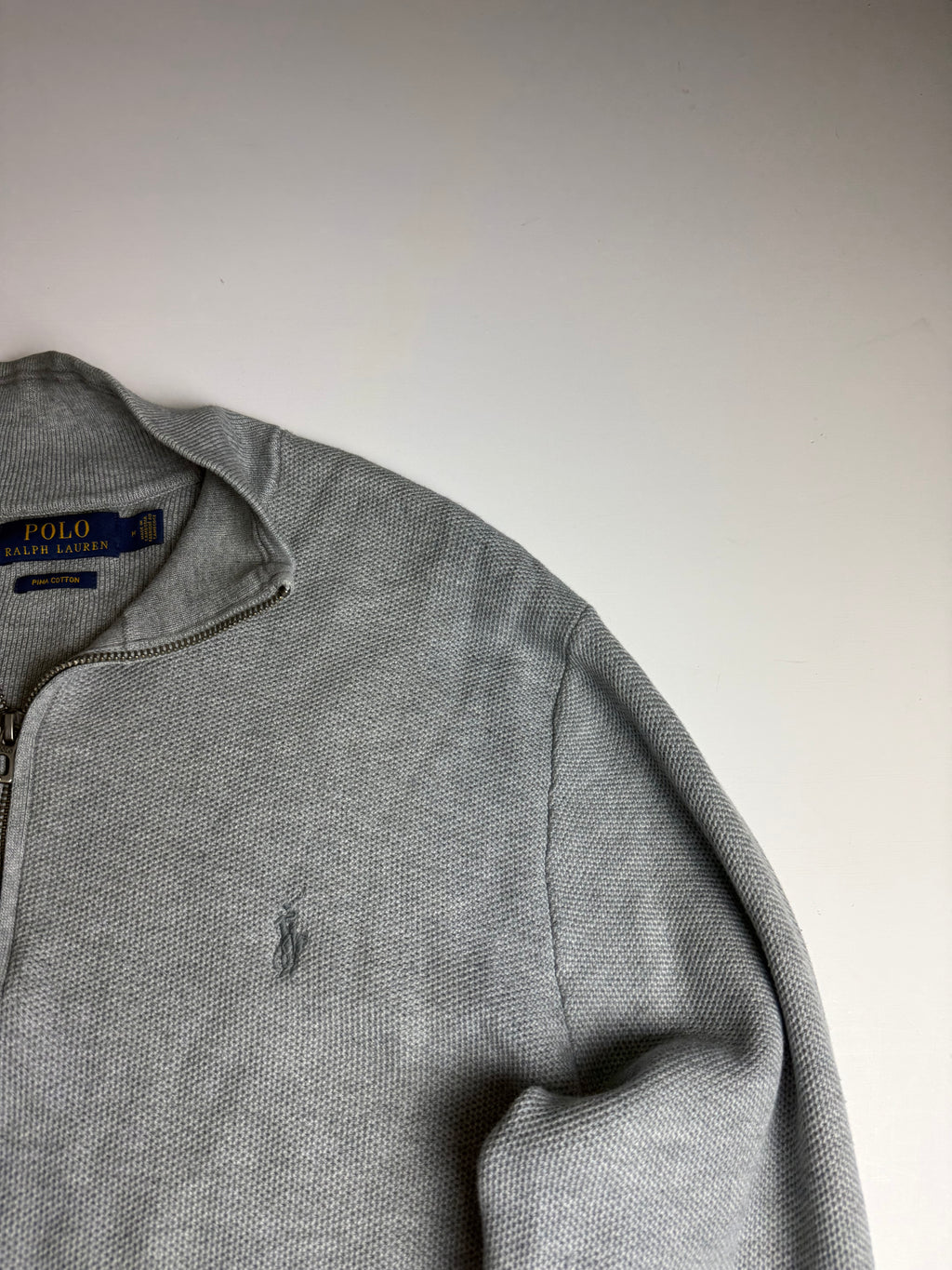 Polo Ralph Lauren quarterzip grey - Size M
