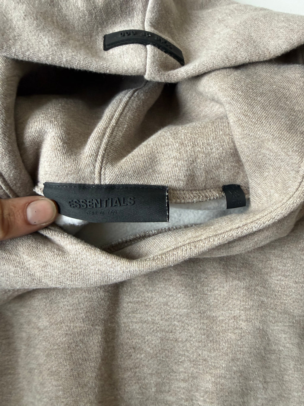Fear Of God Essentials hoodie grey- Size xs