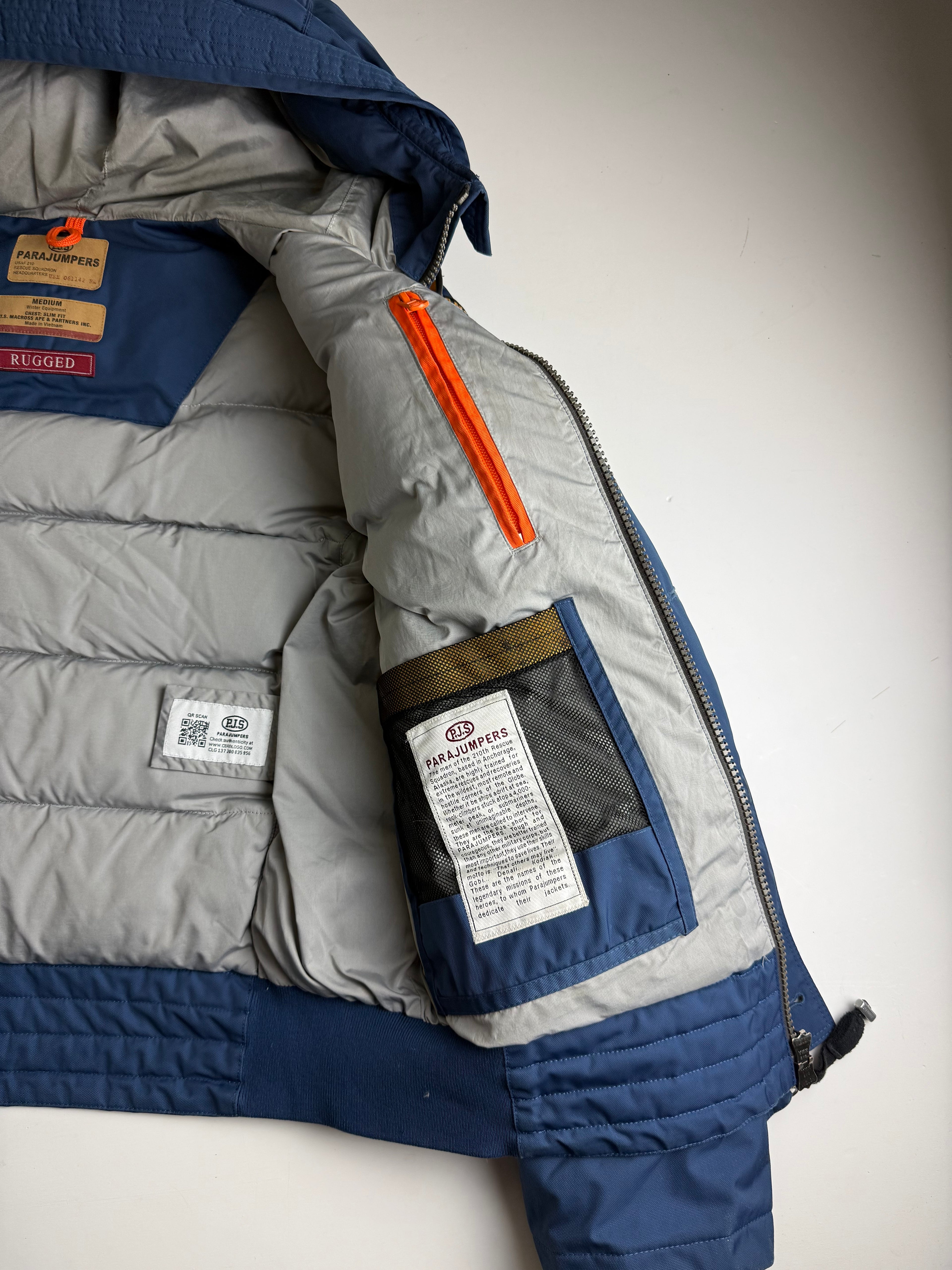 Parajumpers “ Wilmont” Jacket blue - Size M