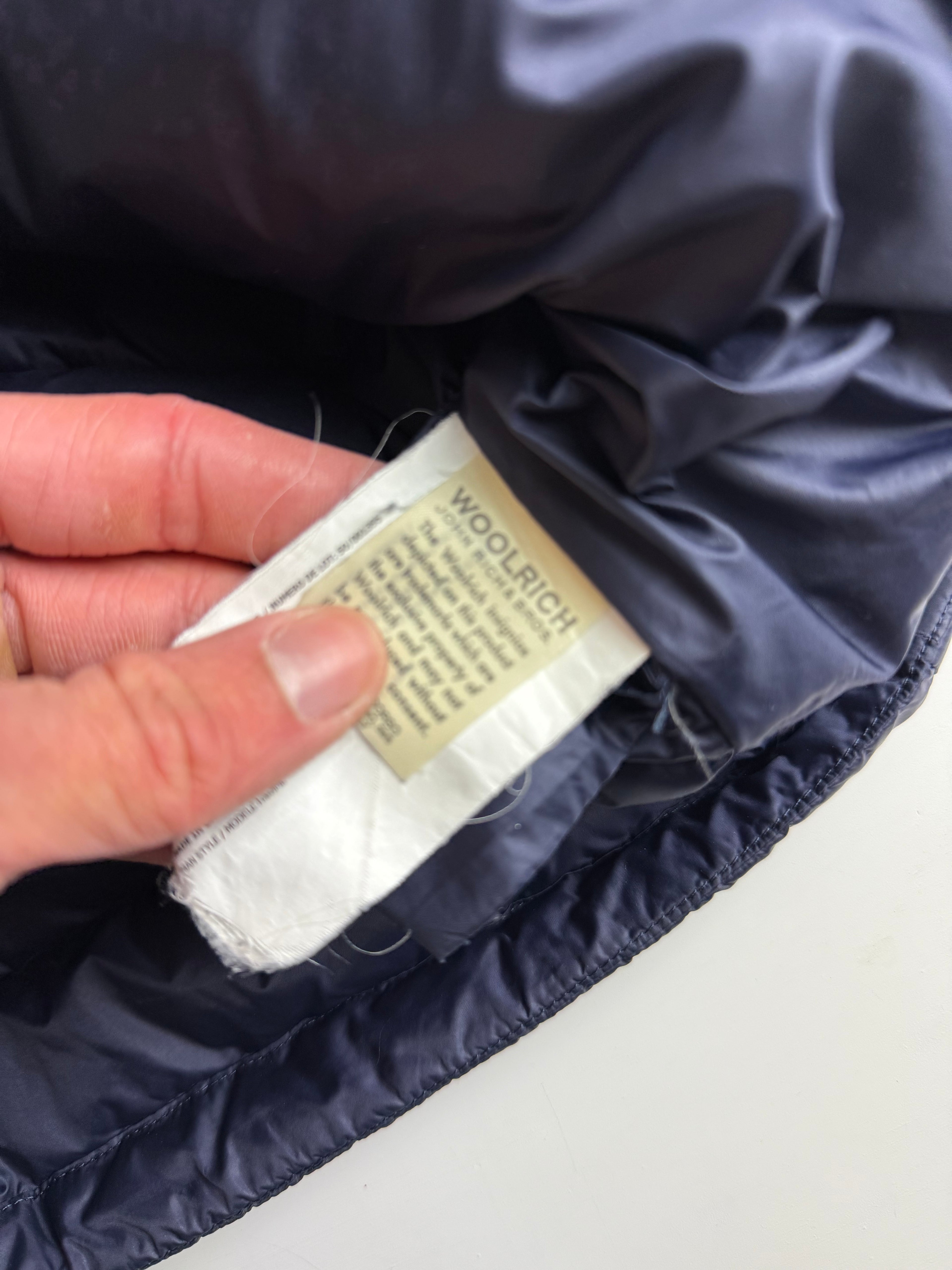 Woolrich feather jacket navy - Size M