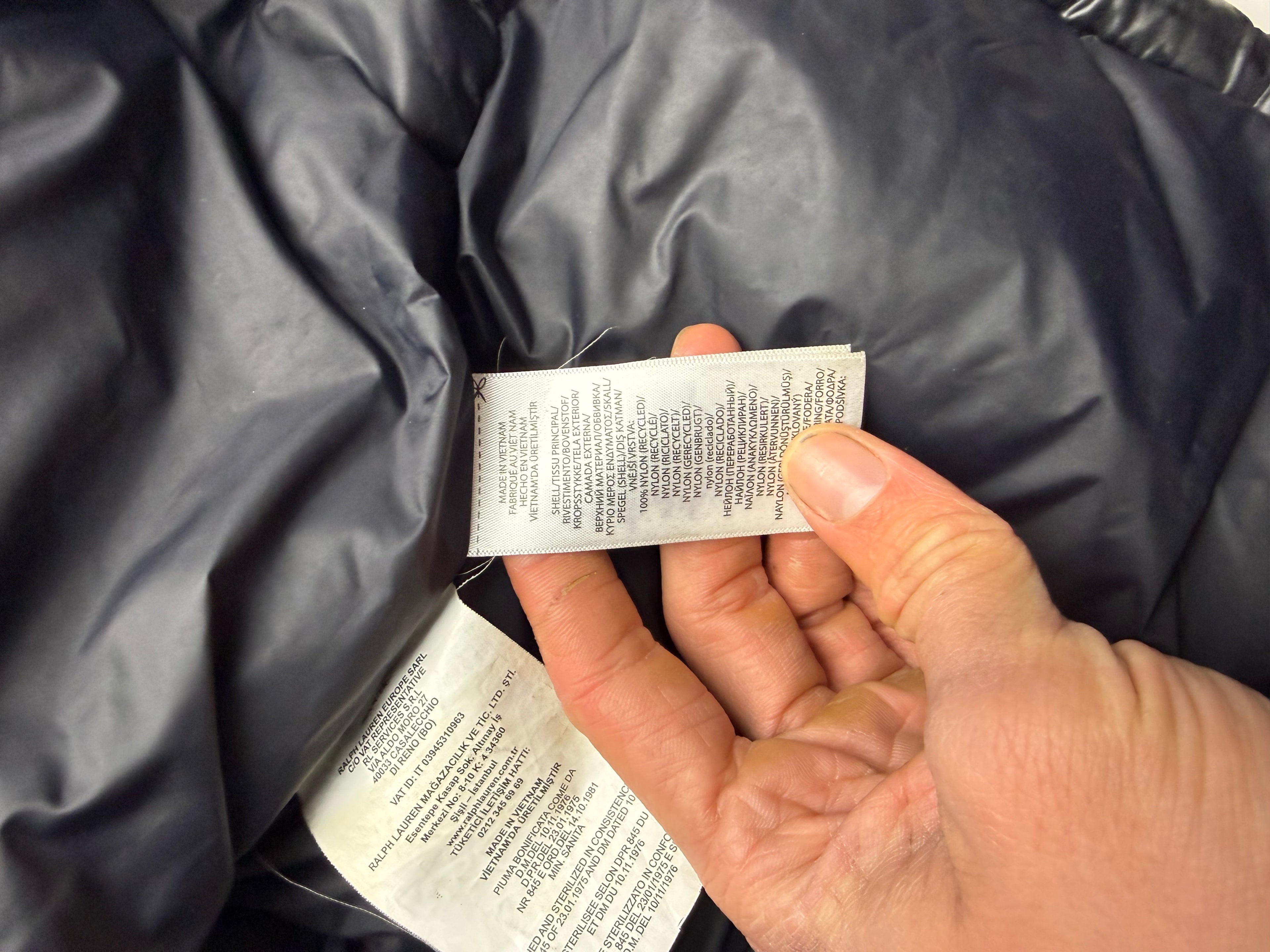 Ralph Lauren Gorham down jacket black - Size M