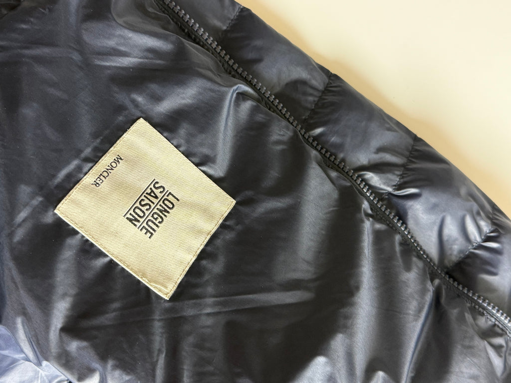 Moncler Lambot Puffer Down Jacket in marineblauw- Size m