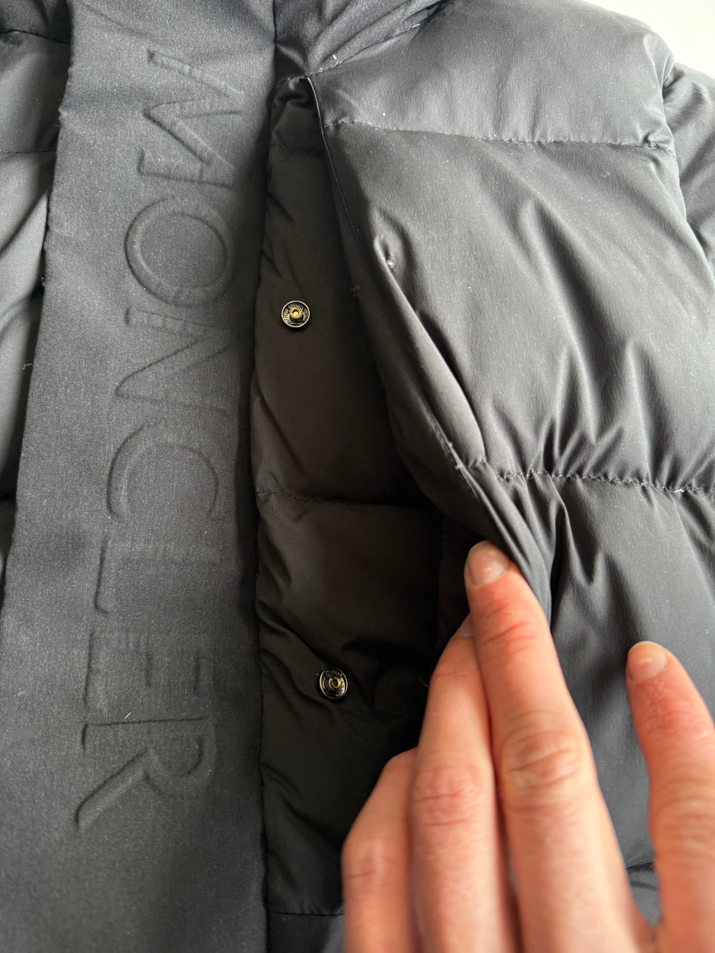 Moncler madeira jacket black- Size xs