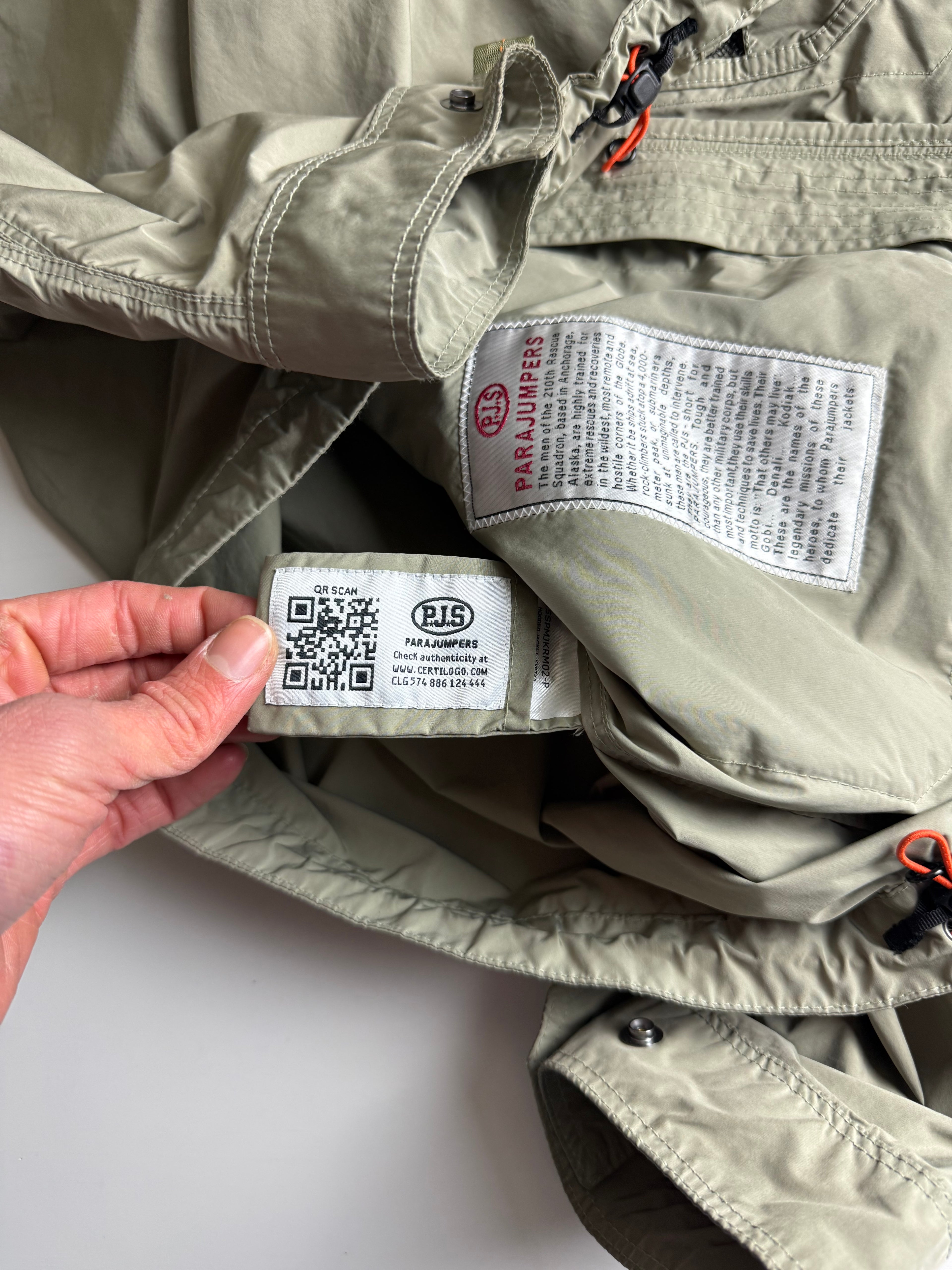 Parajumpers windjacket taupe - Size M