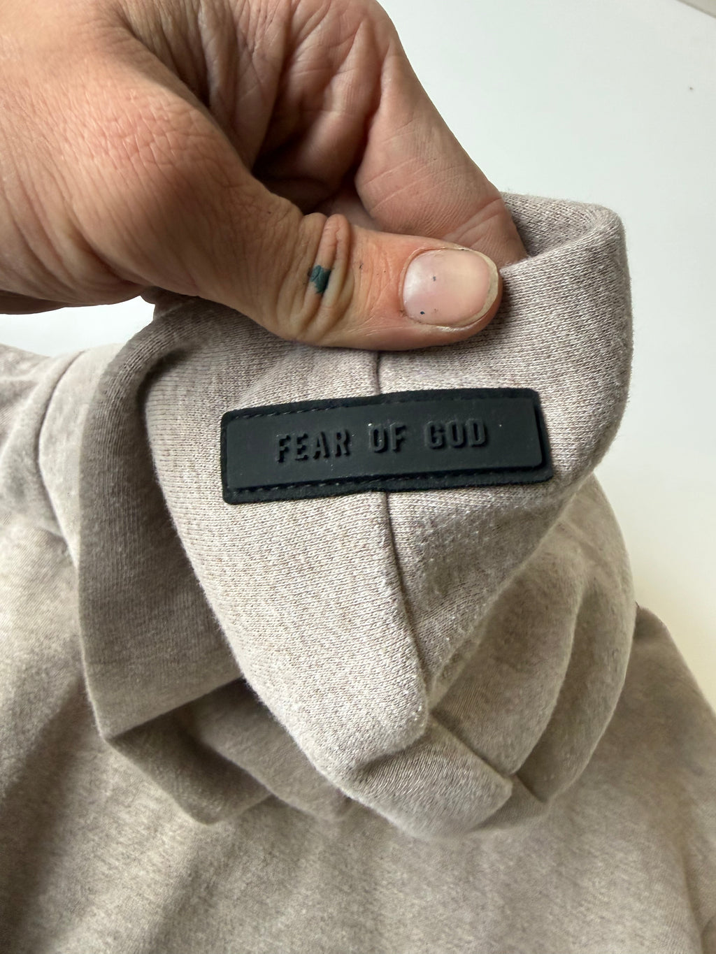 Fear Of God Essentials hoodie grey- Size xs