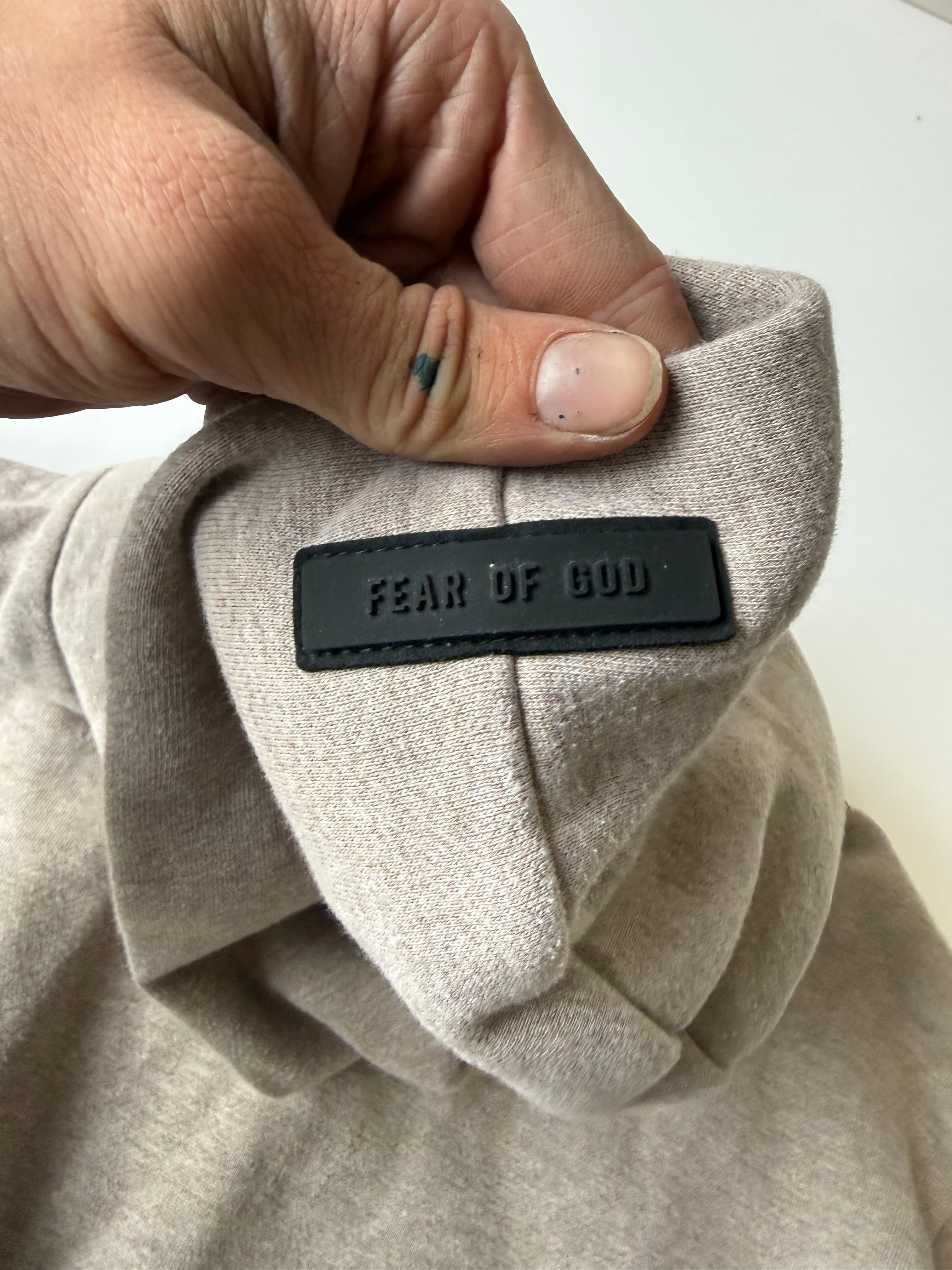Fear Of God Essentials hoodie grey- Size xs