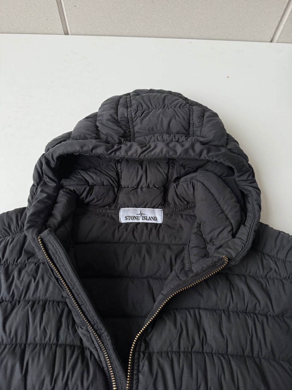 Stone Island down Jacket black- Size M