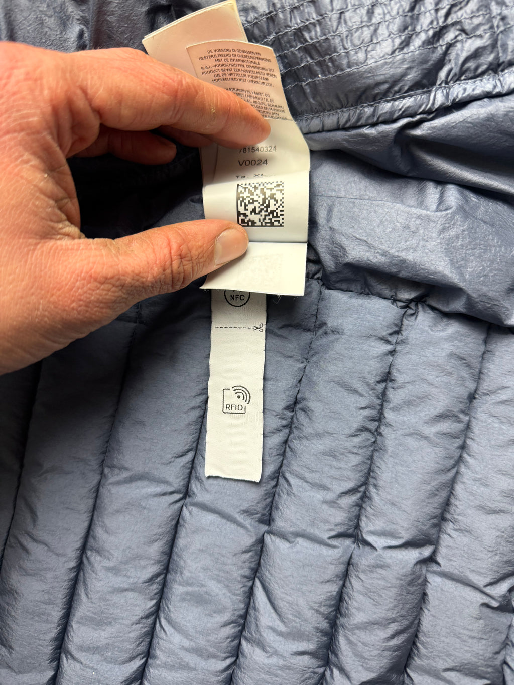 Stone Island Puffer jacket blue - size xl