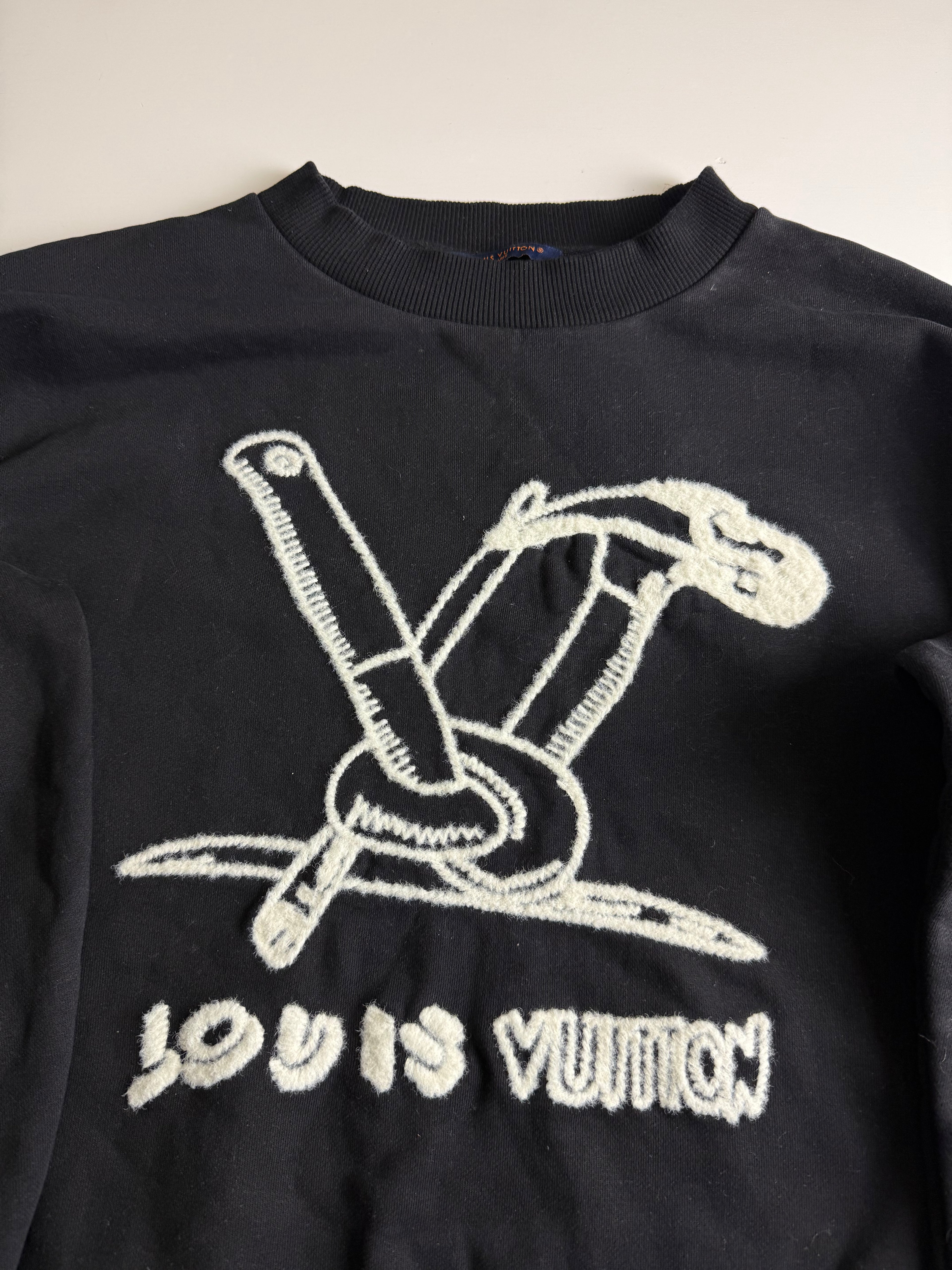Louis Vuitton “Doodlless” sweater Black - Size S