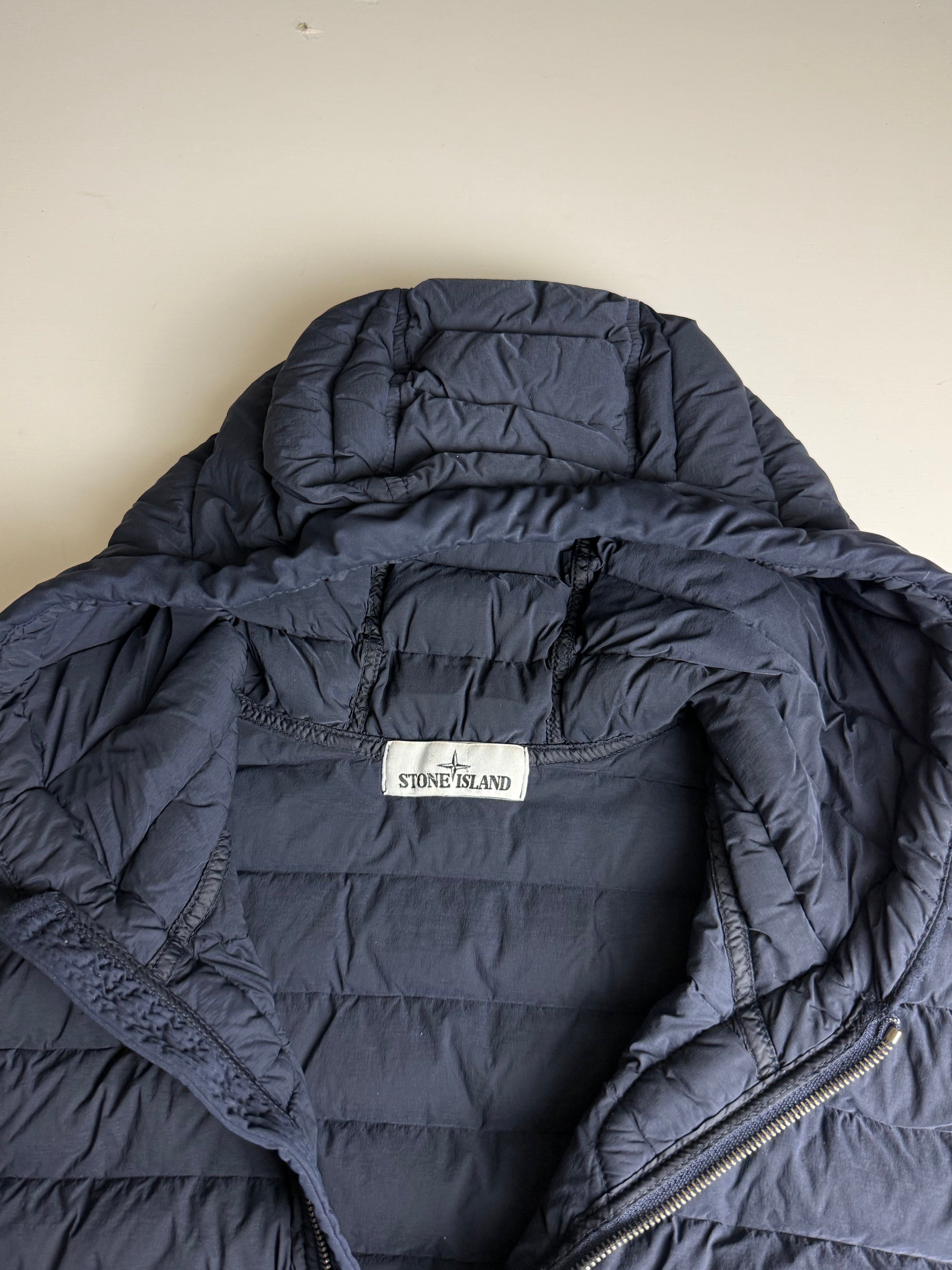 Stone Island Puffer jacket navy blue - size M