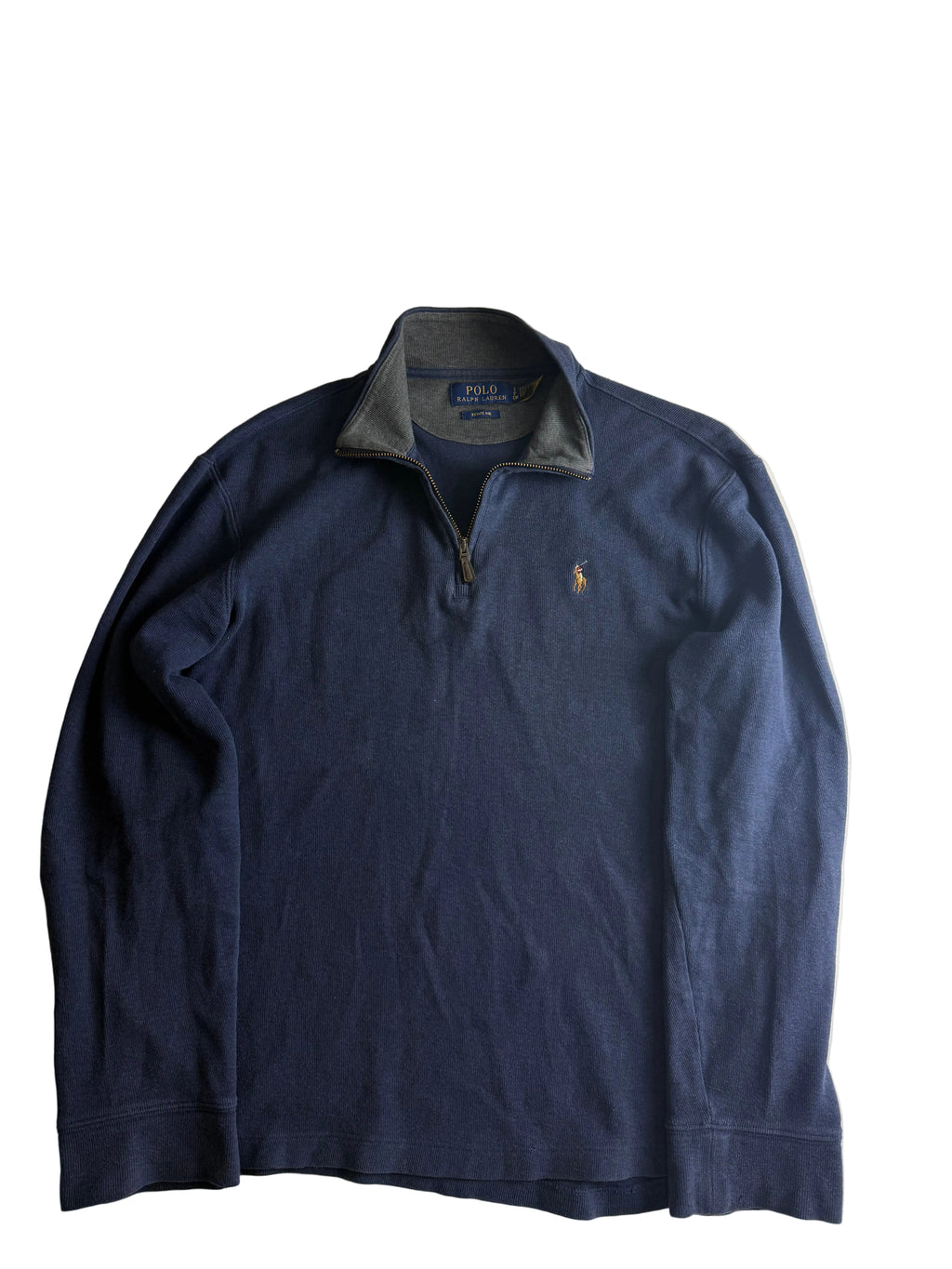 Polo Ralph Lauren quarterzip blue - Size S