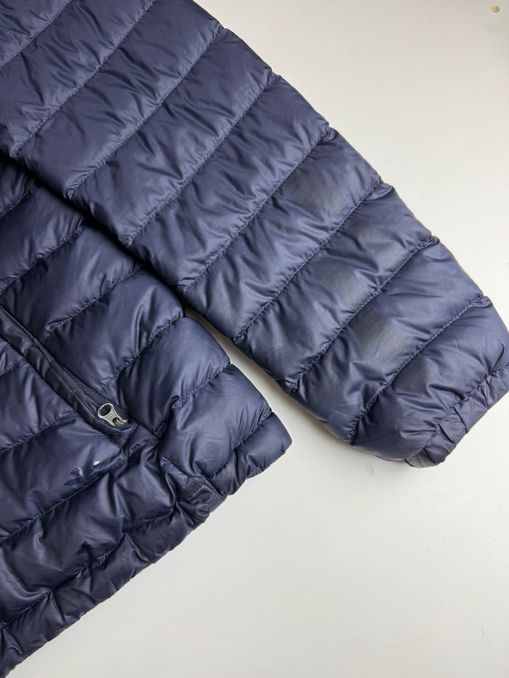 Woolrich feather jacket navy - Size M