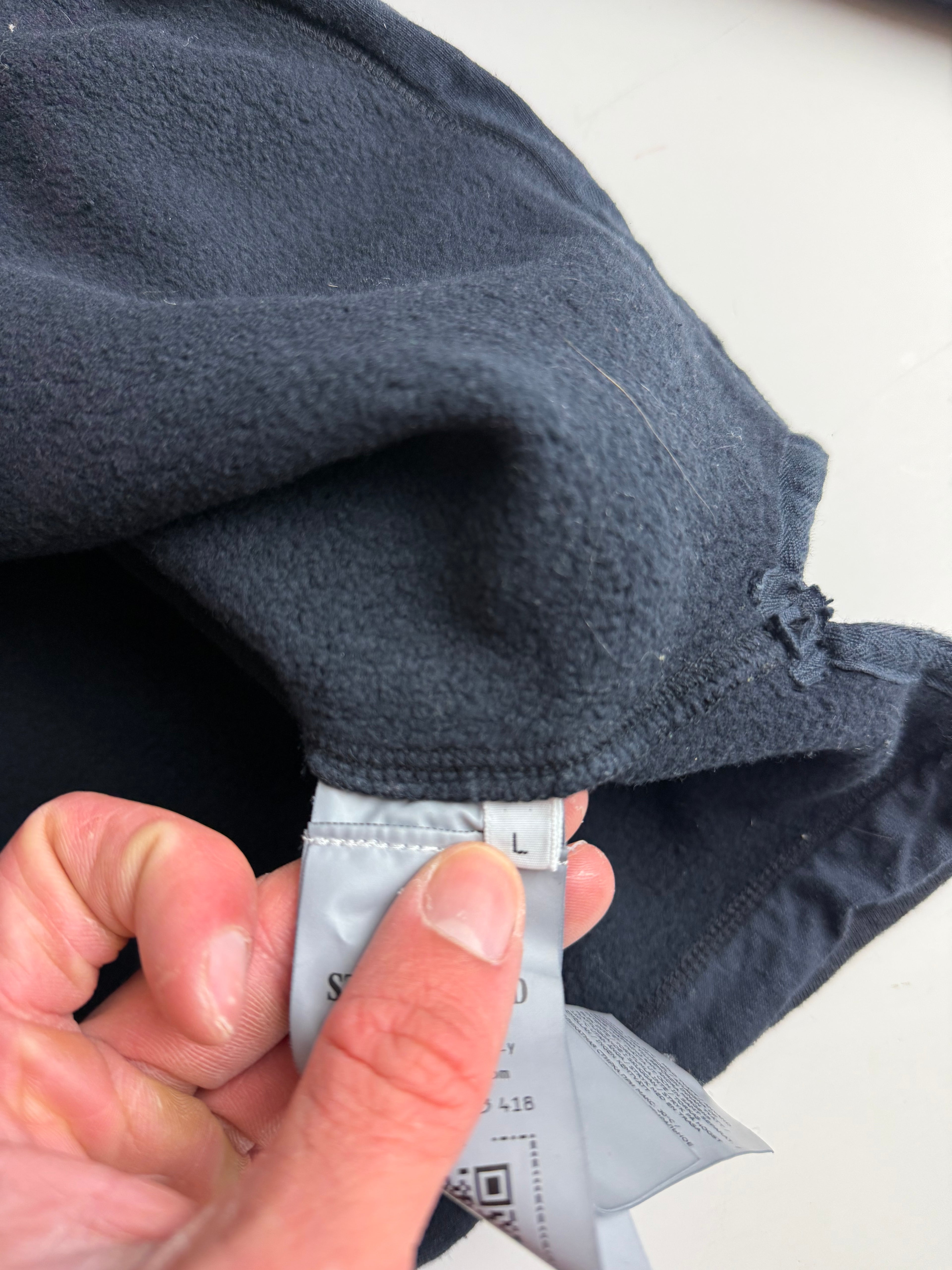 Stone Island Ghost navy quarterzip - Size L