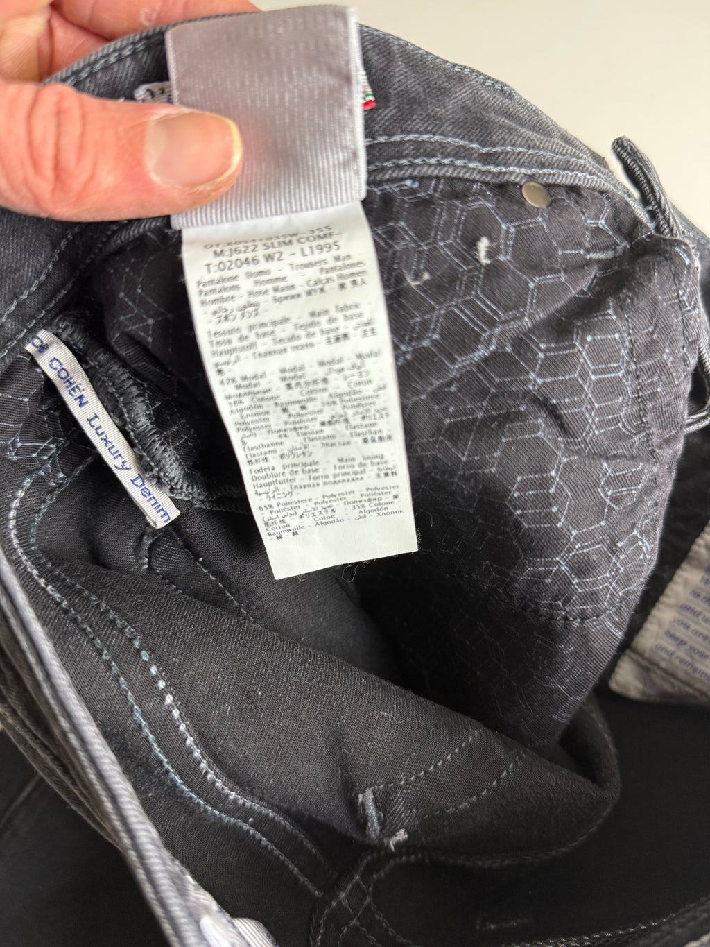 Jacob Cöhen “Nick” Jeans Black - Size 30