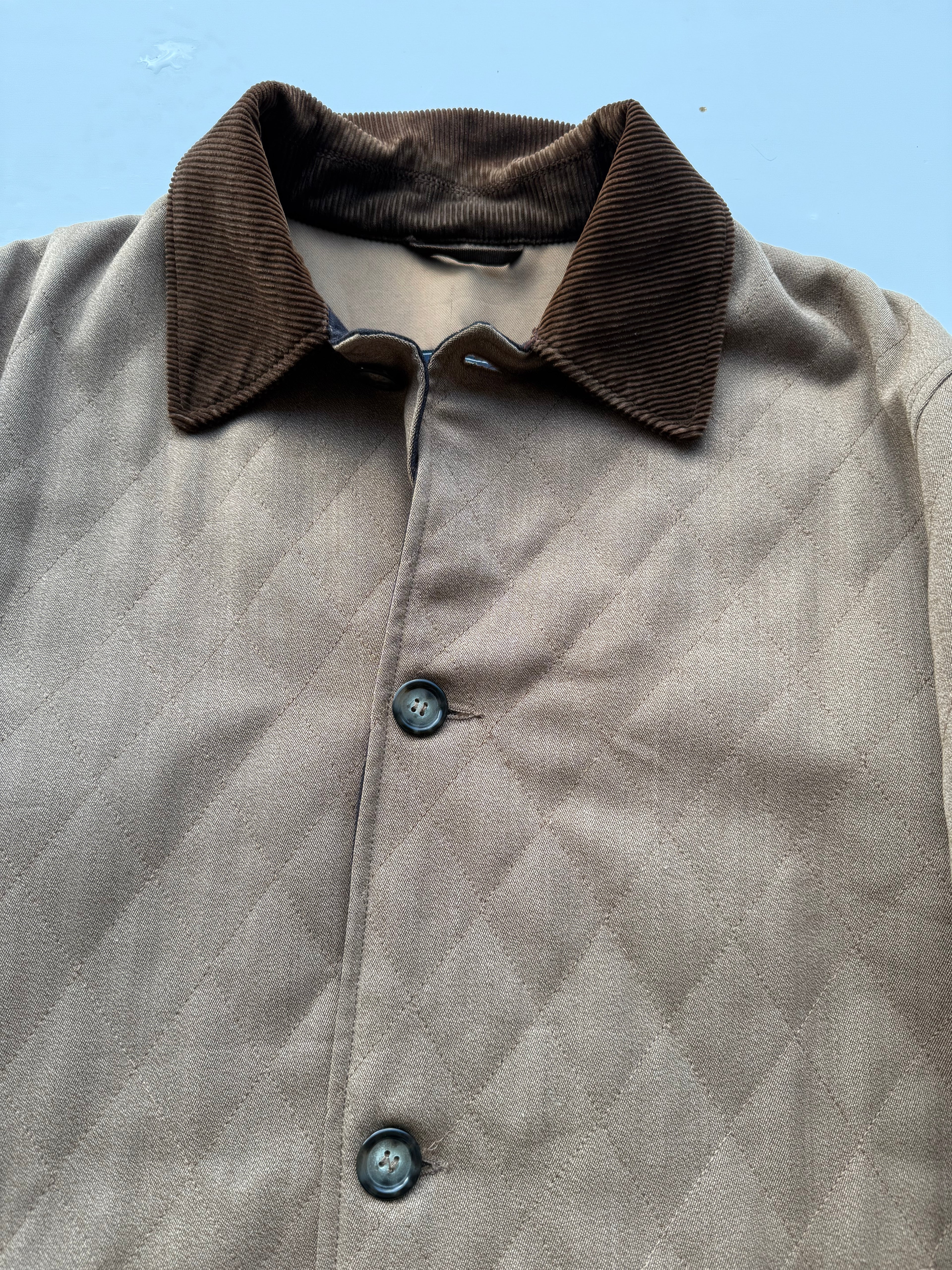 Corneliani harrington jacket beige-Size XL