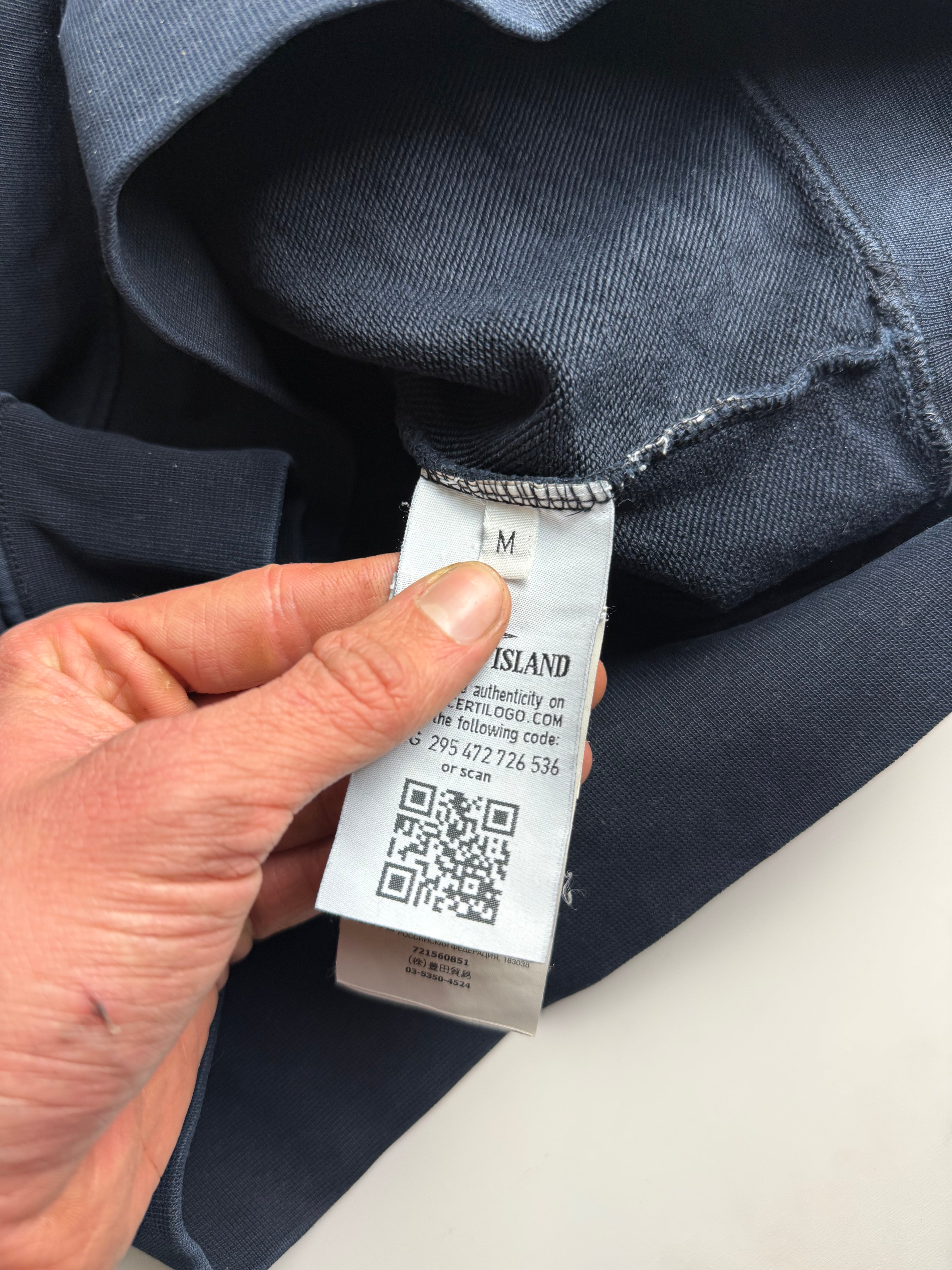 Stone Island sweater navy blue - Size M