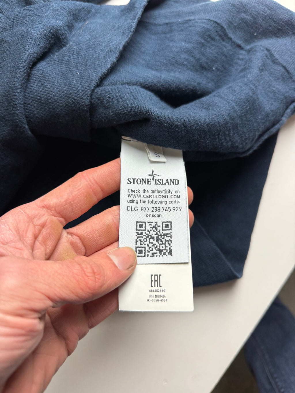 Stone Island sweater blue - Size S