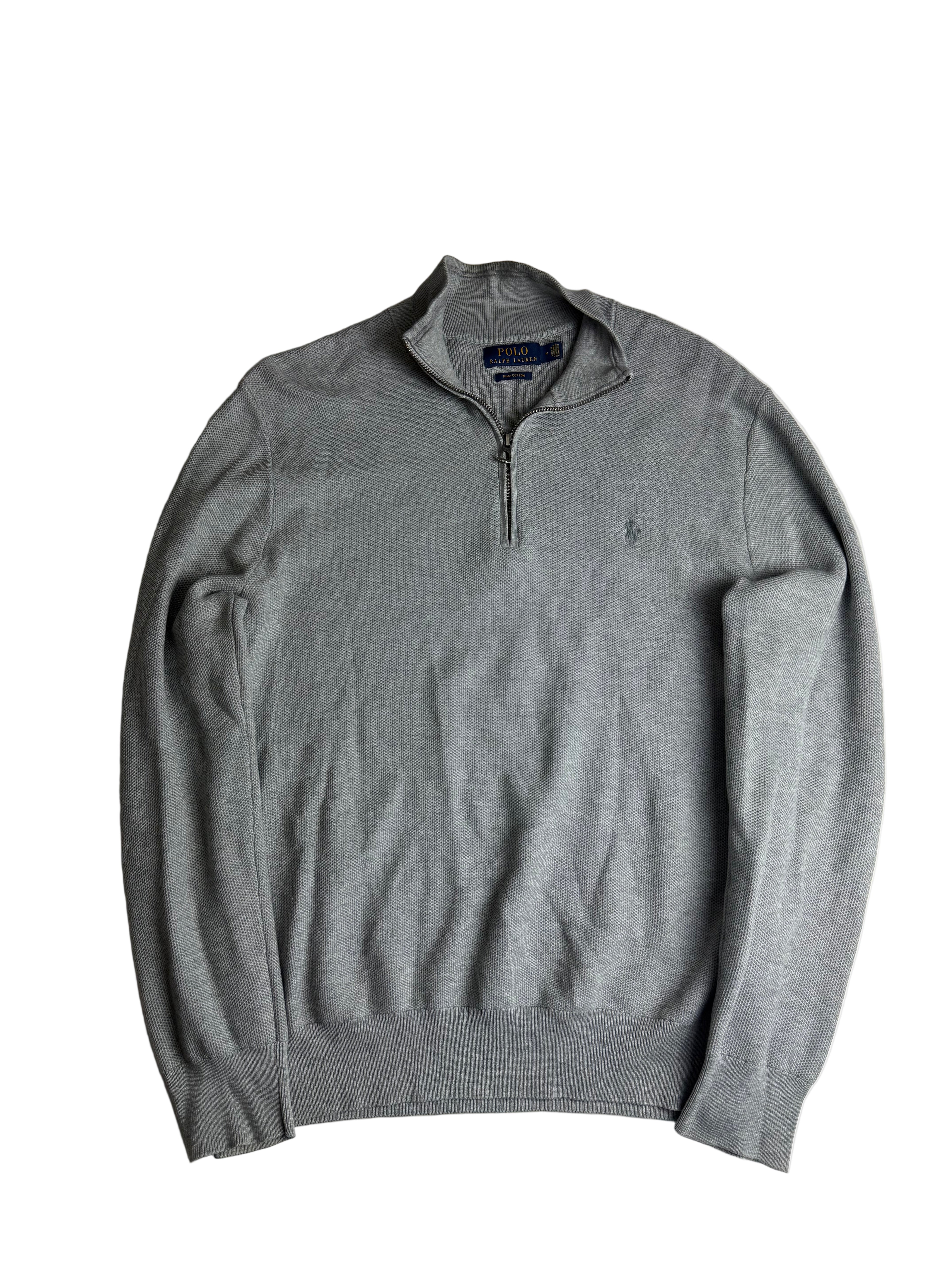 Polo Ralph Lauren quarterzip grey - Size M