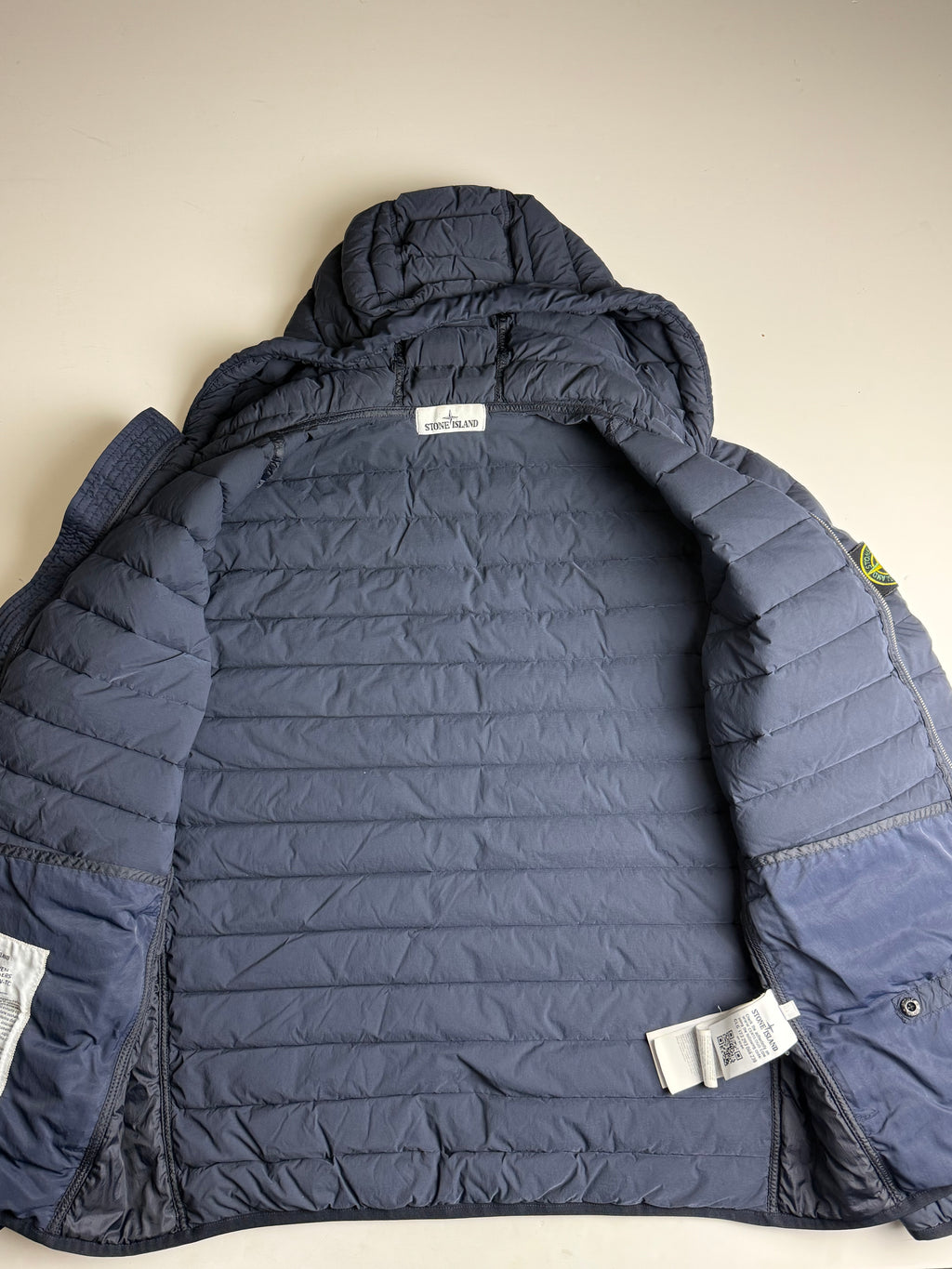 Stone Island Puffer jacket navy blue - size M
