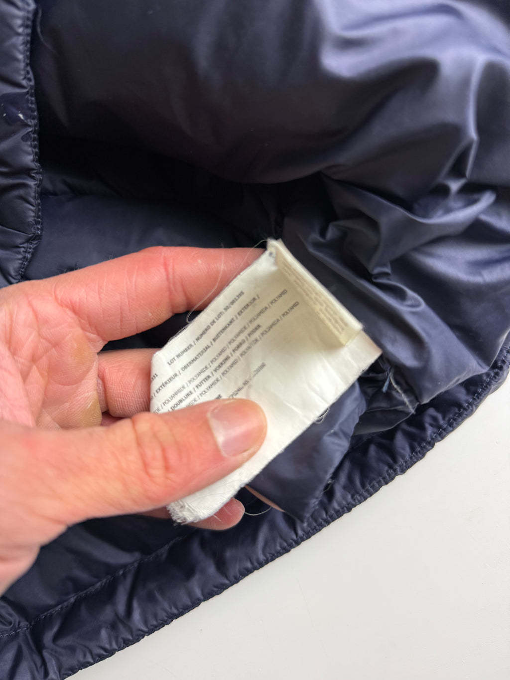 Woolrich feather jacket navy - Size M