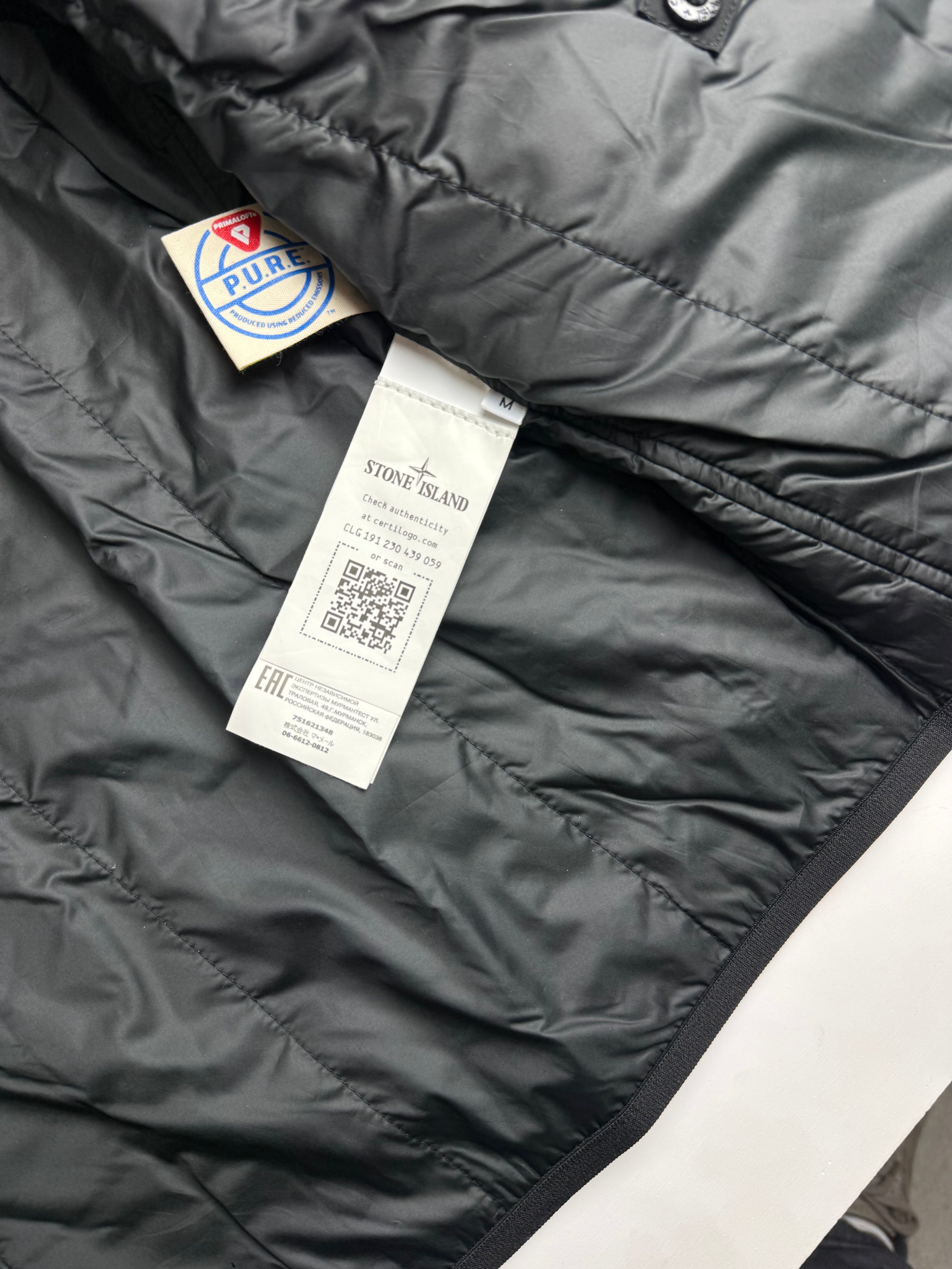 Stone Island Light Soft Shell-R e.dye Technology Jacket Black - Size m