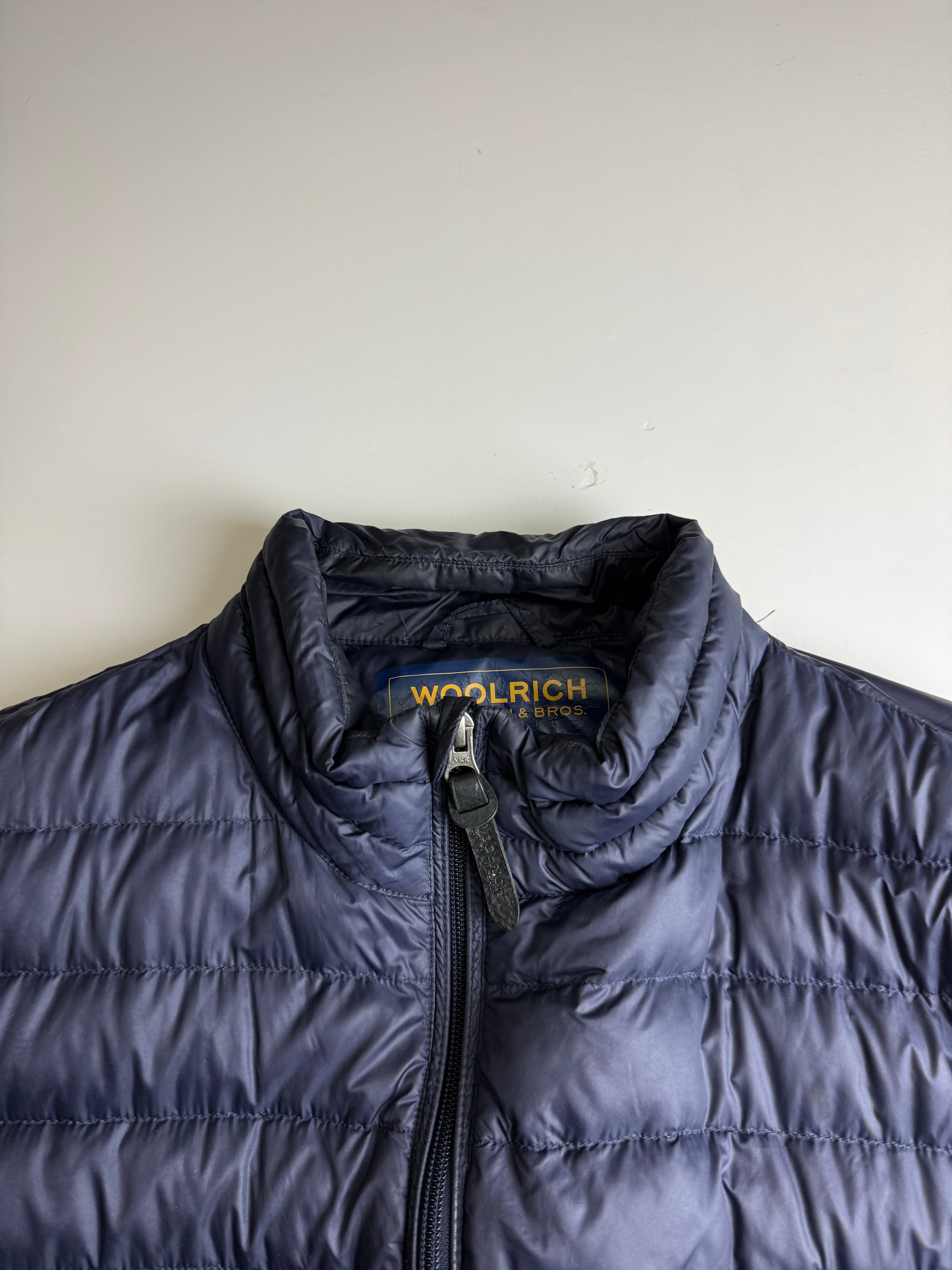 Woolrich feather jacket navy - Size M
