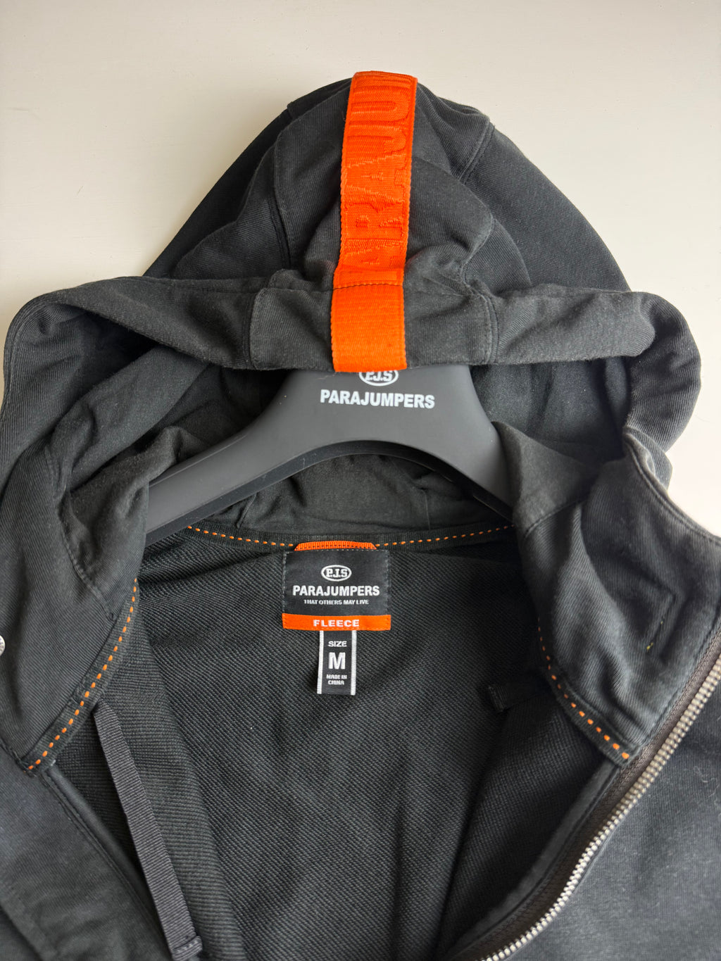 Parajumpers hoodie with zipper Black- Size M